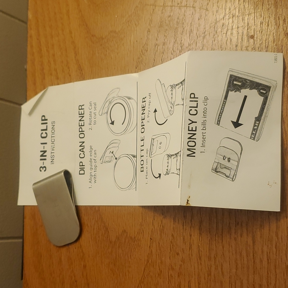 Silver money clip